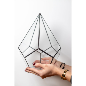 Handmade Glass Container Decor for Plants