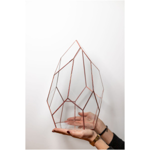 Handmade Glass Container Decor for Plants