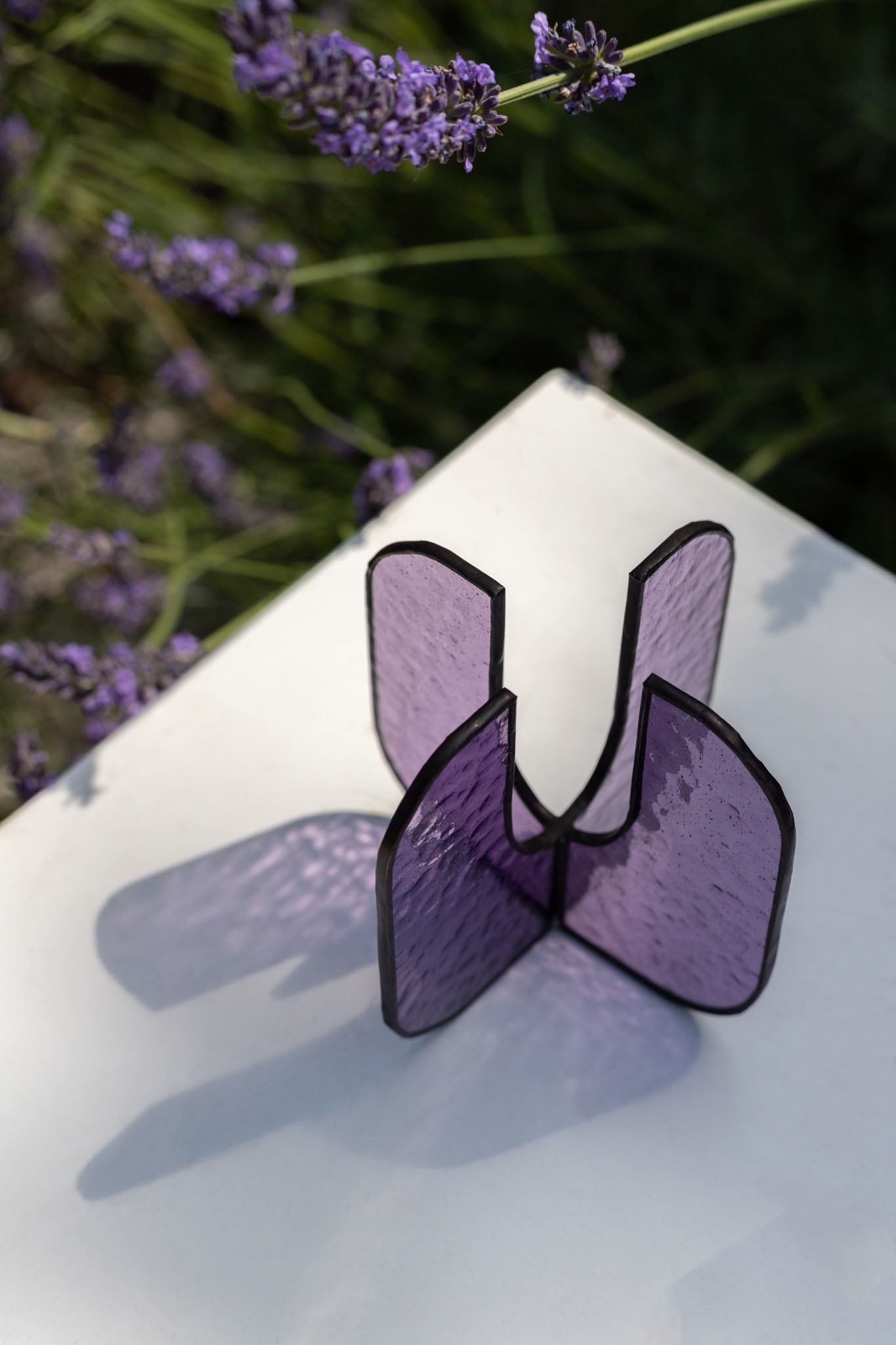 Handcrafted Glass Airplant Stands