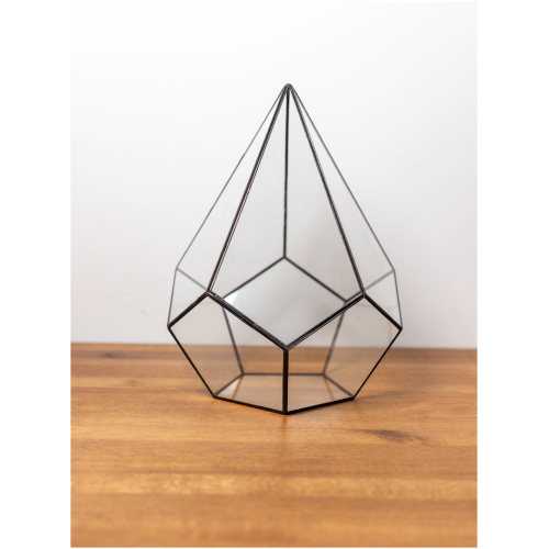 Tiffany handmade empty glass terrarium container for plants