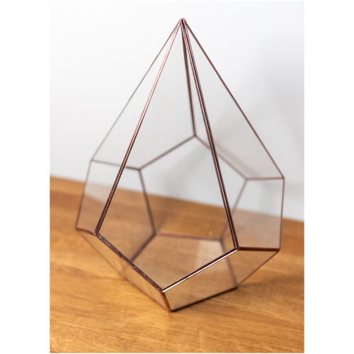 Tiffany handmade empty glass terrarium container for plants