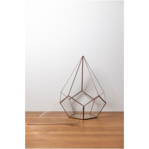 Tiffany handmade empty glass terrarium container for plants