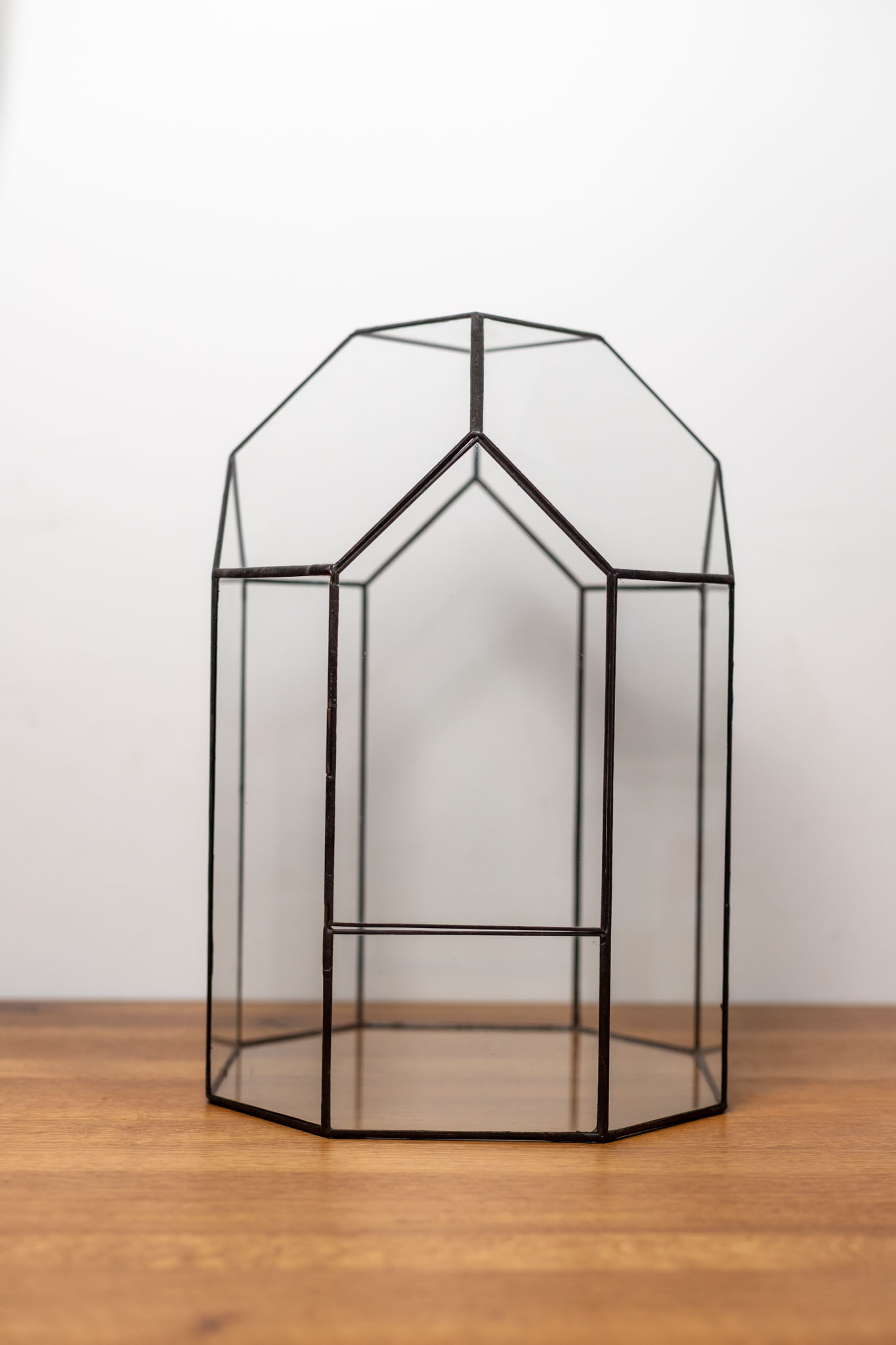 Stained glass container planter