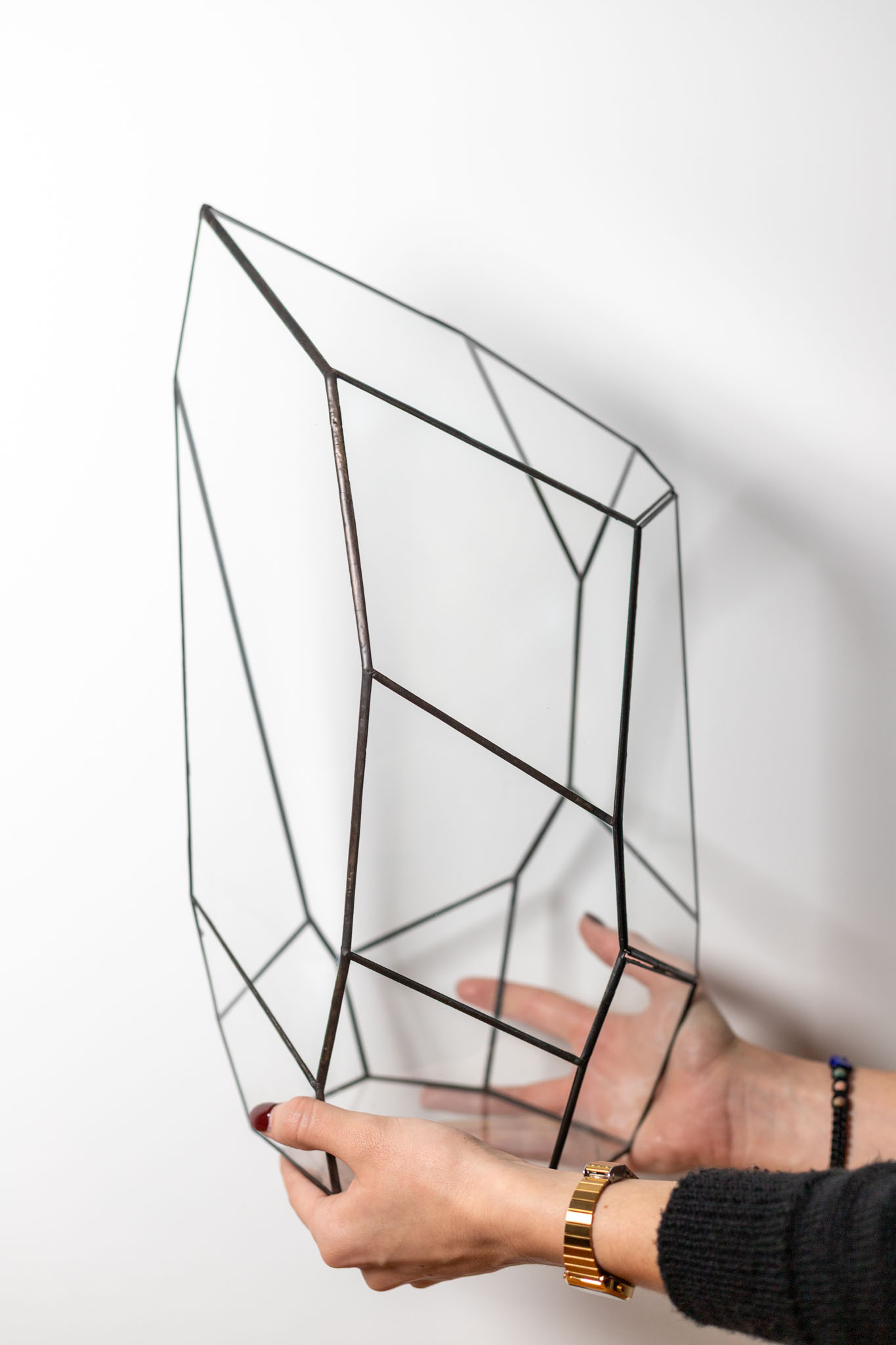 Black Hill Stained glass container