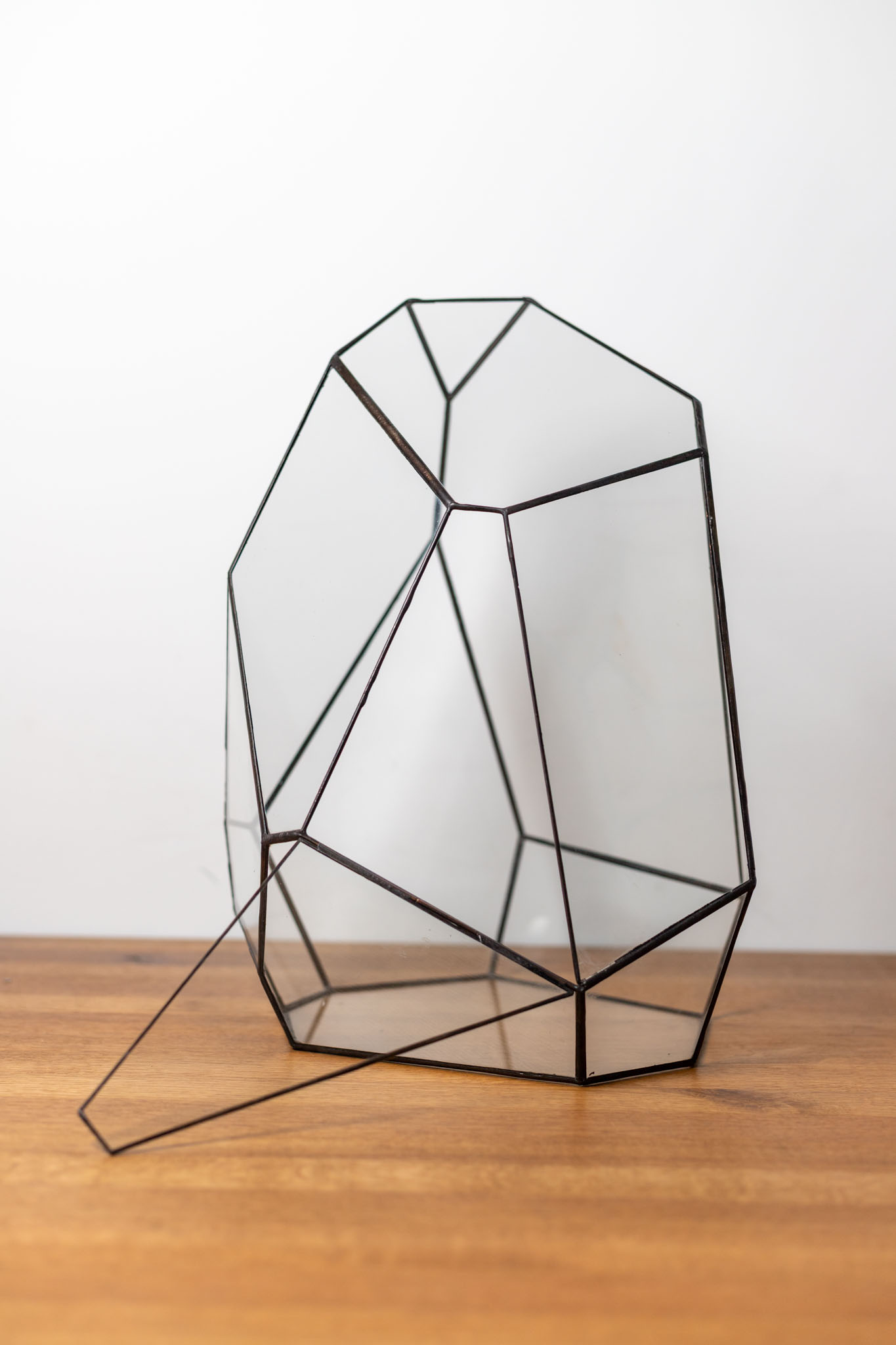 Handmade stained glass container