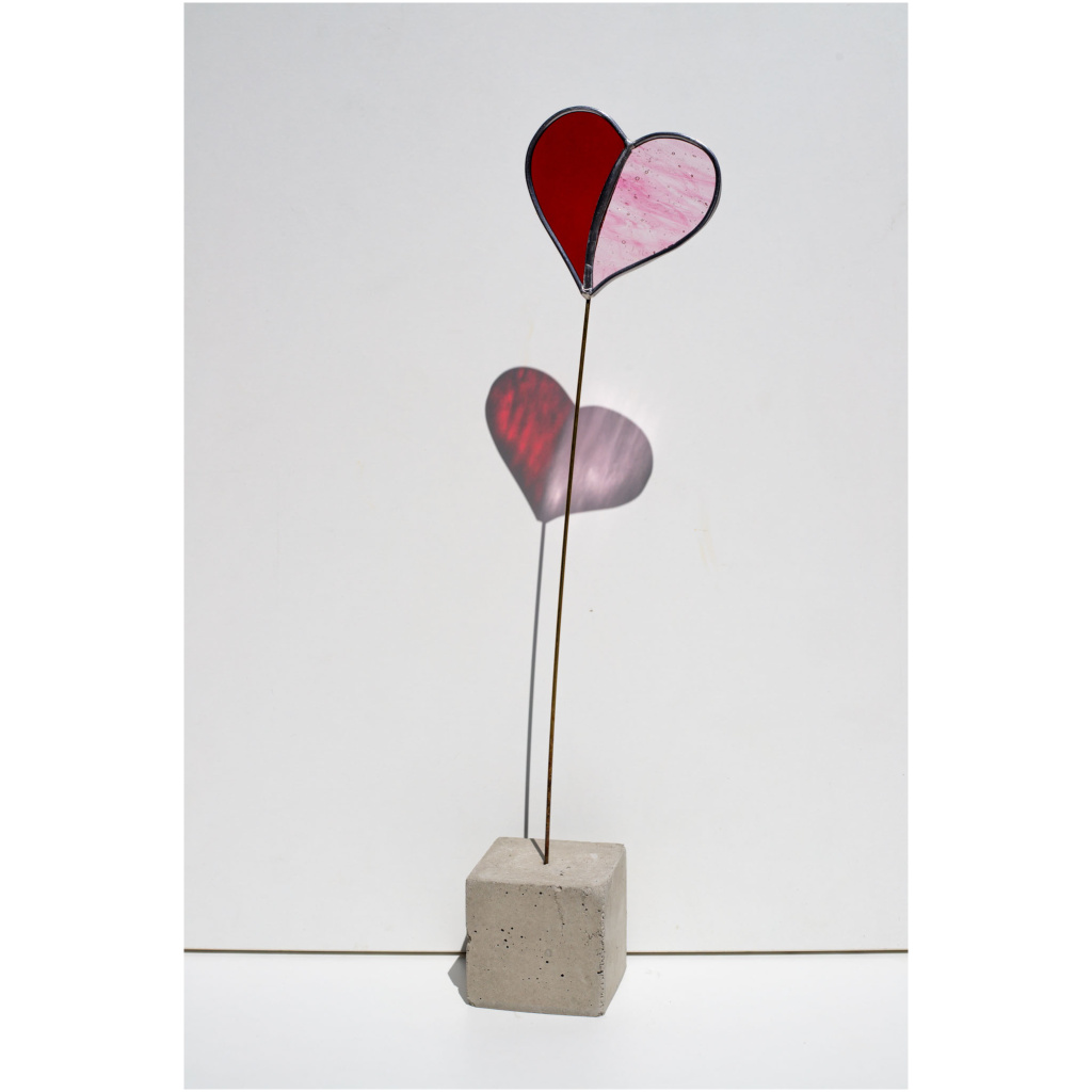 Handmade Stained Glass Heart