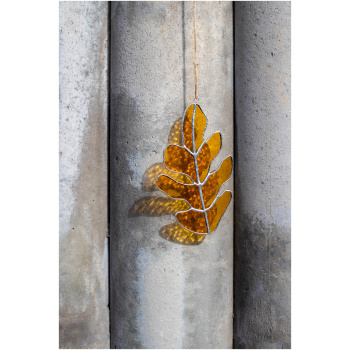 Autumn leaf decoration