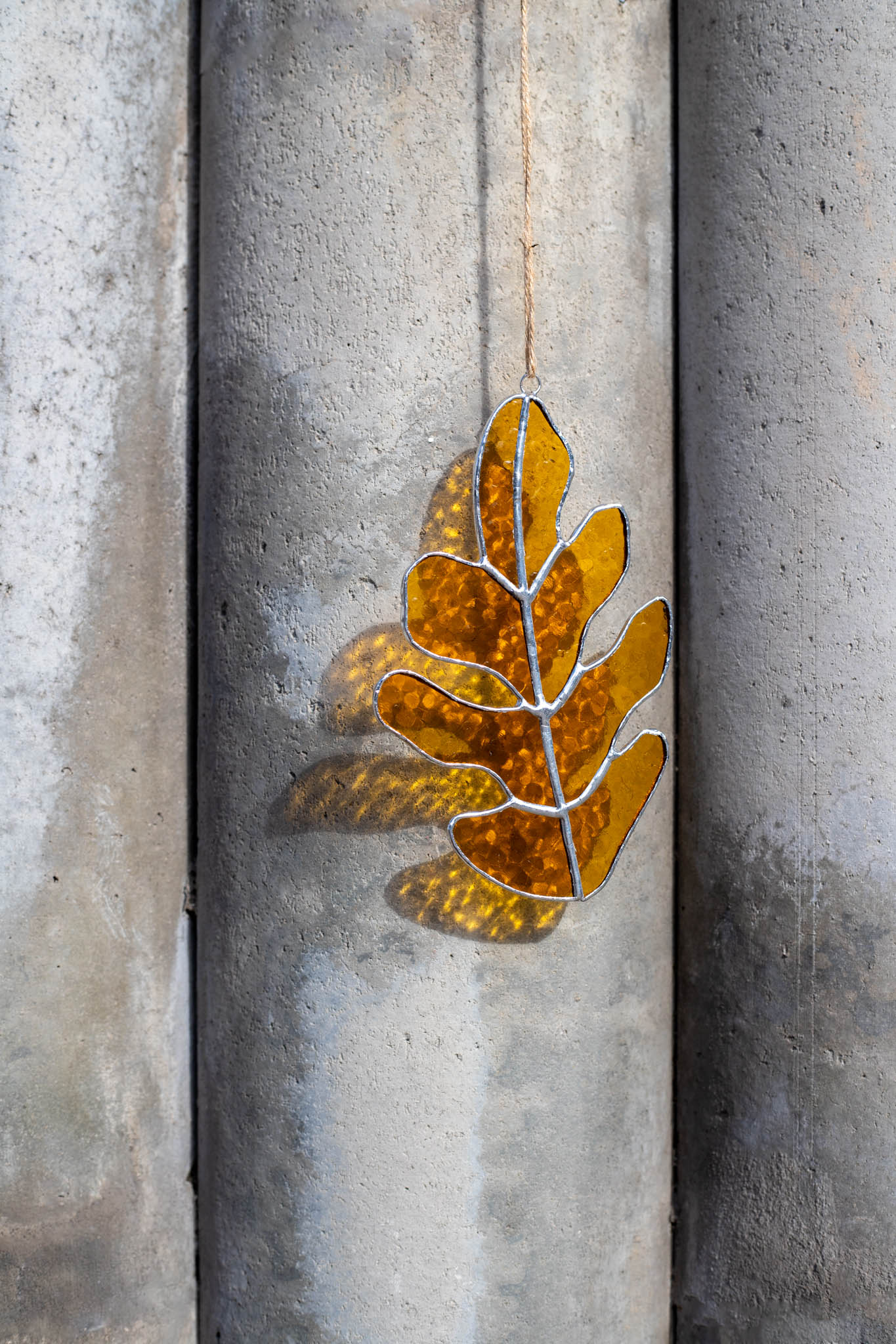 Autumn leaf decoration
