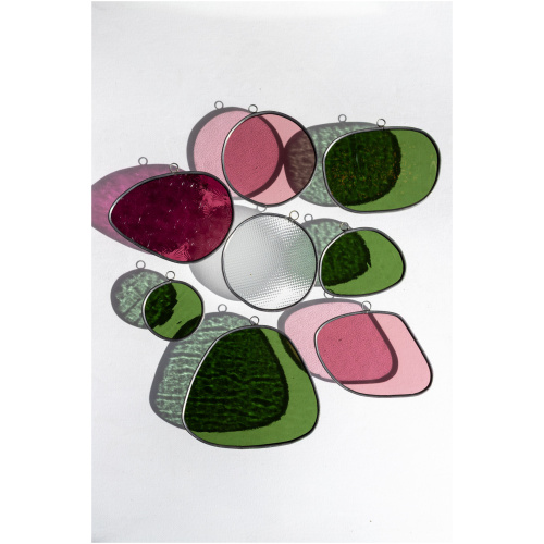 Handcrafted Stained Glass Drop Ornaments