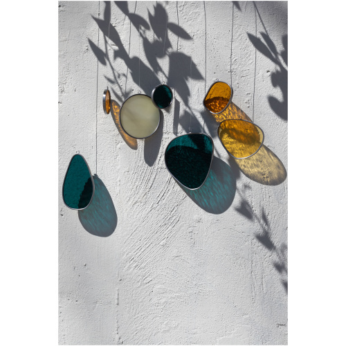 Handcrafted Stained Glass Drop Ornaments