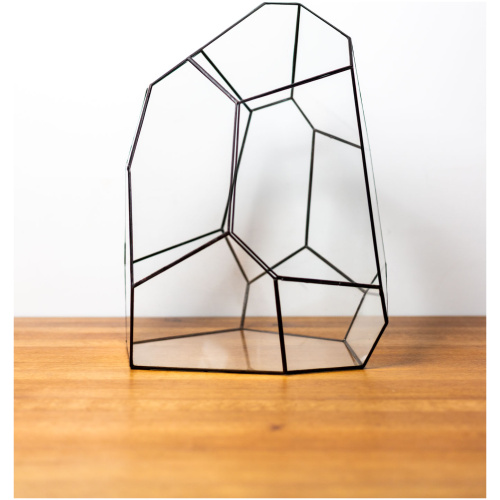 Handmade glass container for plant terrarium