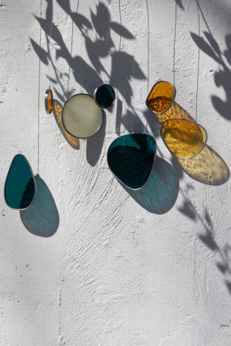 Stained glass drops window decoration suncatcher
