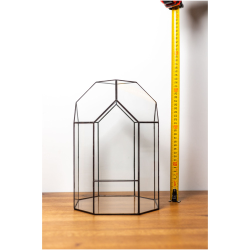 Stained glass handmade plant container terrarium