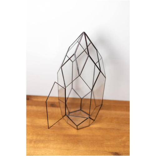 Stained glass handmade plant container terrarium