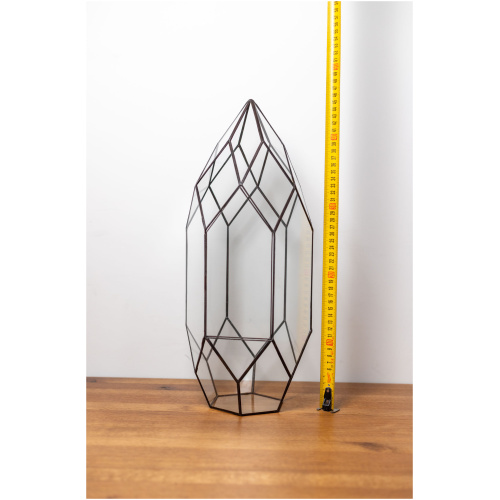 Stained glass handmade plant container terrarium