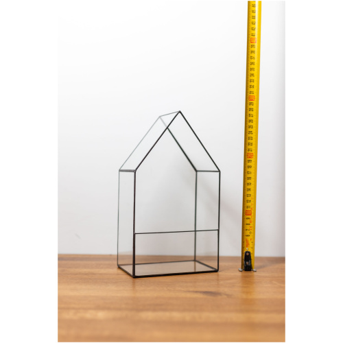 Small handmade glass container for plant terrarium