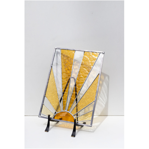 Handmade stained glass suncatcher