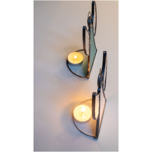 Stained Glass Candle Holder