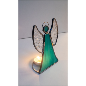 Stained Glass Candle Holder