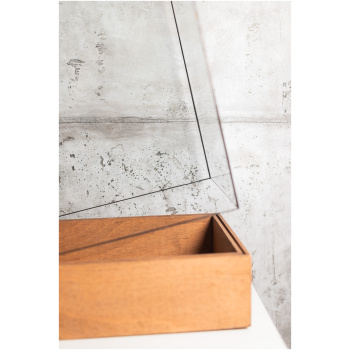 Handmade glass panels of Wardian Case ZIKURAT Terrarium