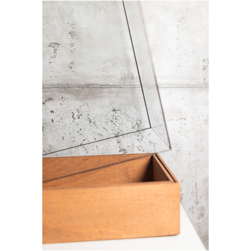 Handmade glass panels of Wardian Case ZIKURAT Terrarium